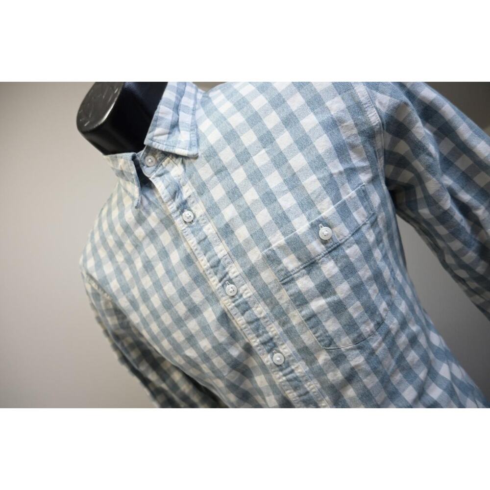 J Crew Dress Shirt Button Up Prep Casual Plaid Long Sleeve Mens Size Small
